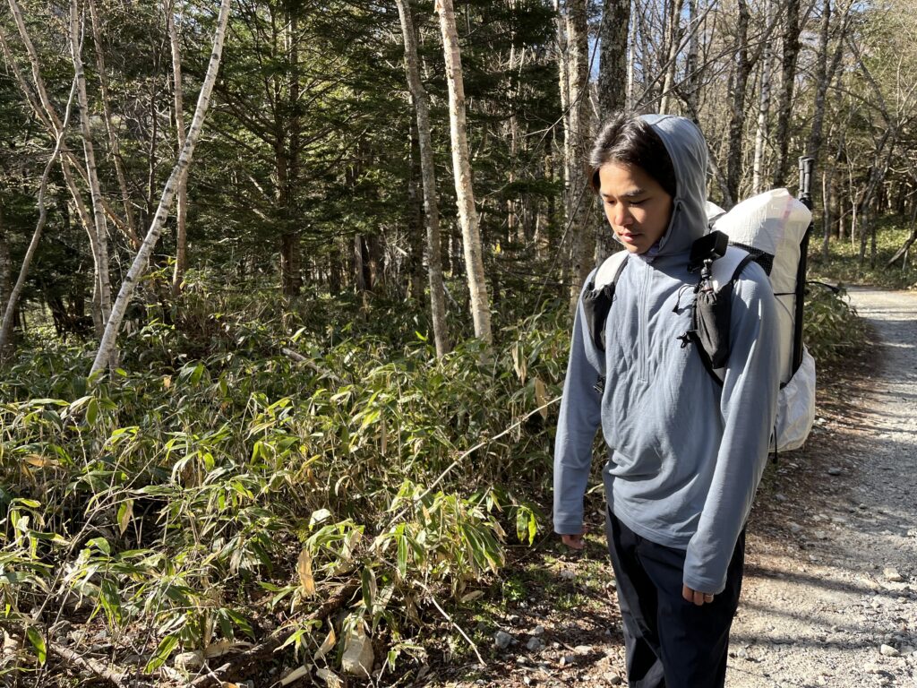 山と道 100% Merino Light Hoody Lサイズ Charcoal Marl